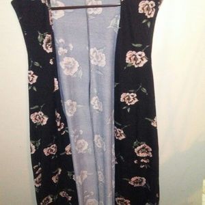 Honey and lace tank cardigan